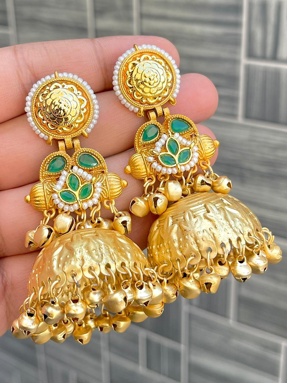 Kashmiri Big Size Jaipuri Statement Jhumkaa